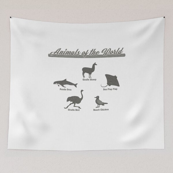 Item preview, Animals Of The World Funny Shirt designed and sold by CreativeStrike.