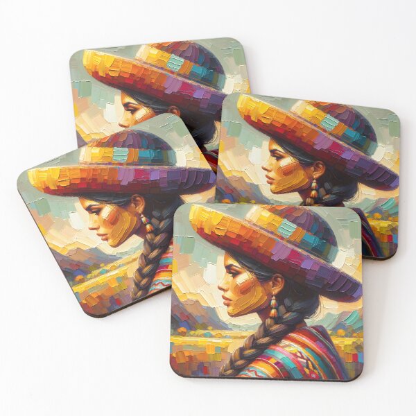 Item preview, Peruvian Woman in Traditional Attire designed and sold by inkArtistryfine.