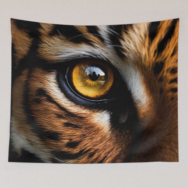 Item preview, Stunning closeup photo of a tigers eye designed and sold by dcrc.