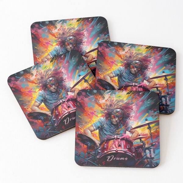 Item preview, Dynamic Drummer Energy Art designed and sold by inkArtistryfine.