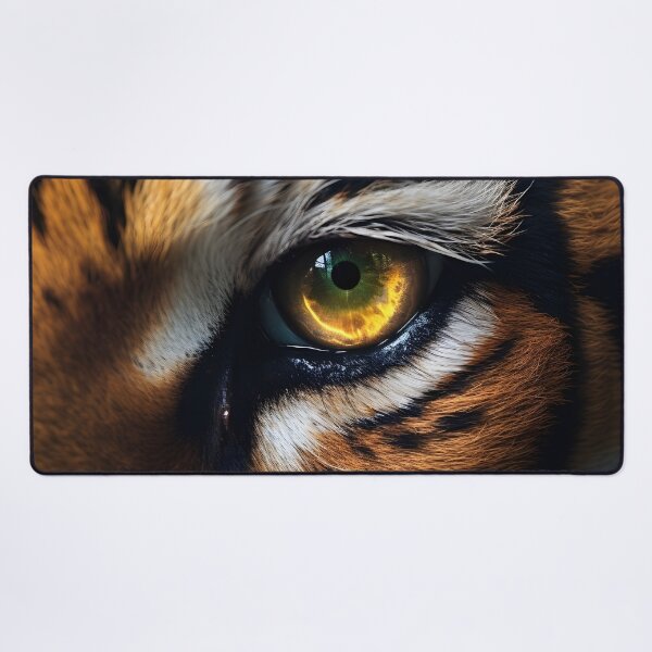 Item preview, Stunning closeup photo of a tigers eye designed and sold by dcrc.