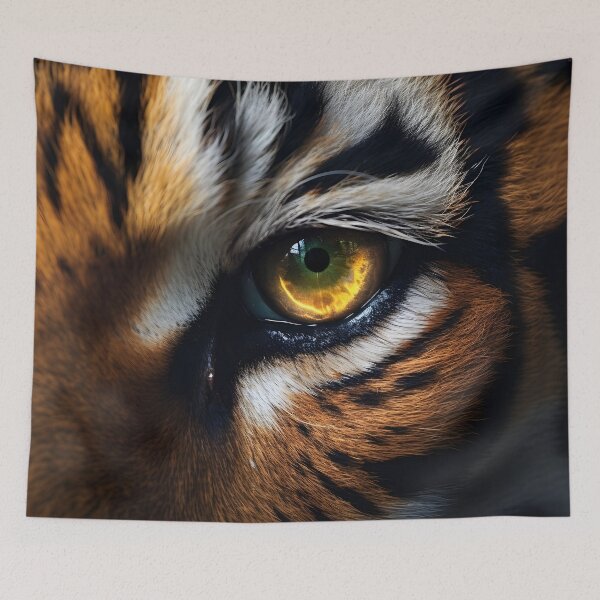 Item preview, Stunning closeup photo of a tigers eye designed and sold by dcrc.