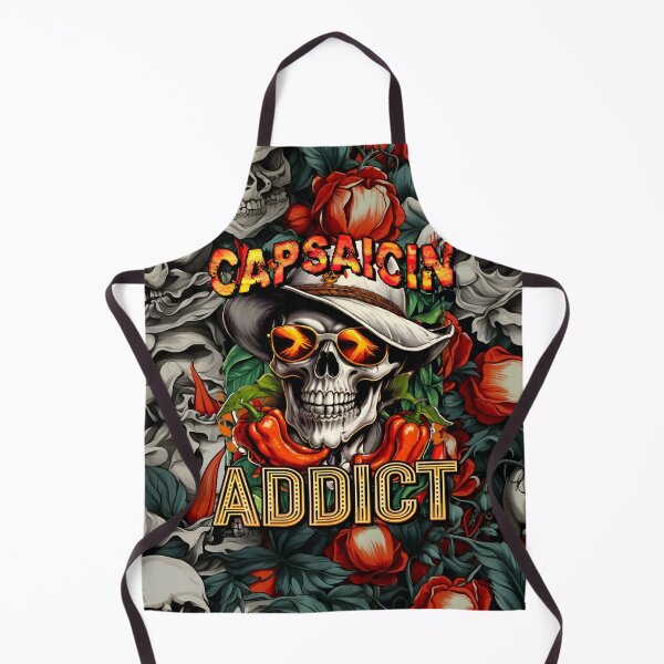 Item preview, Capsaisin Addict Sunglasses Can't Hide the Fire: Skull Cowboy Craves the Burn designed and sold by SuriyaArts.