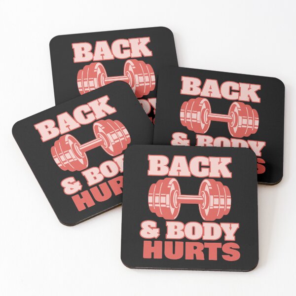 Item preview, Funny Gym Quote Workout Memes Back And Body Hurts Gym Memes designed and sold by ArabCorner.