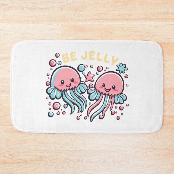 Item preview, Cute Jellyfish Be Jelly designed and sold by Funny Vintage Stickers And T-Shirts.