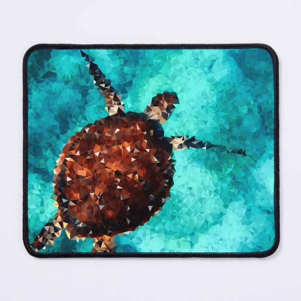 Item preview, Turtle Low Polygon Digital Low Poly Art designed and sold by SpiroJo.