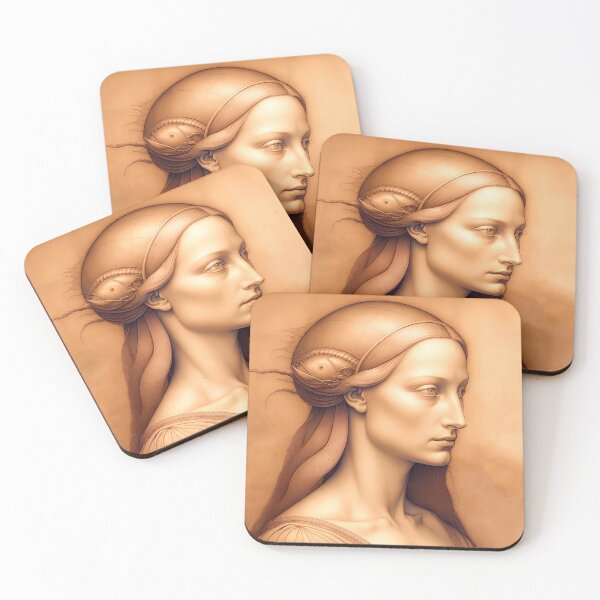 Item preview, Surreal Portrait of A Woman designed and sold by LanaGustavsson.