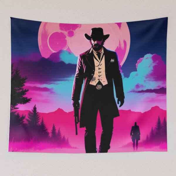 Item preview, Synthwave , Way of the cowboy  designed and sold by Roxburylane.