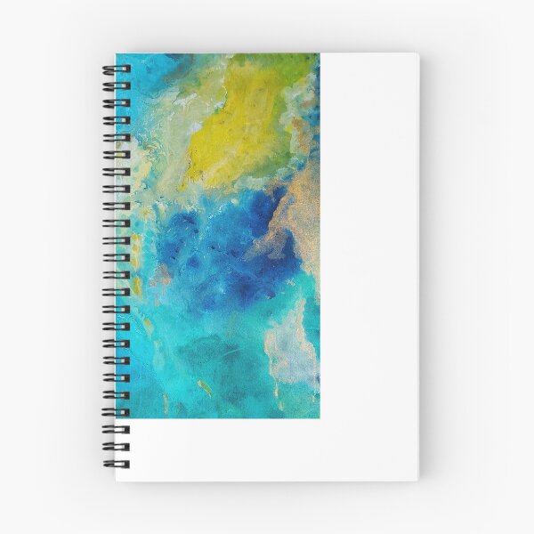 Item preview, Vibrant blue and yellow abstract designed and sold by PixelCrafty.
