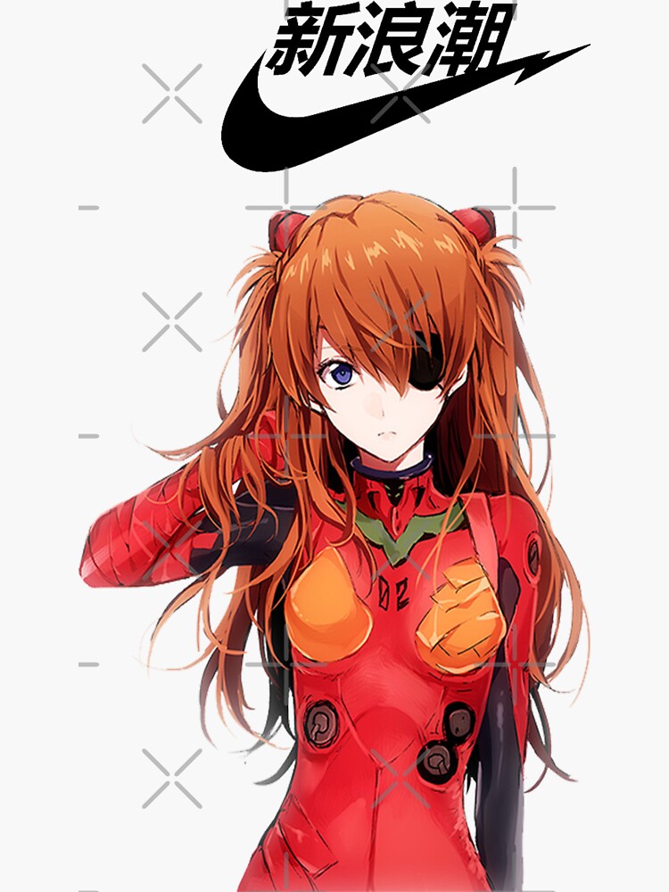 "Asuka japanese style" Sticker by Noisa Redbubble