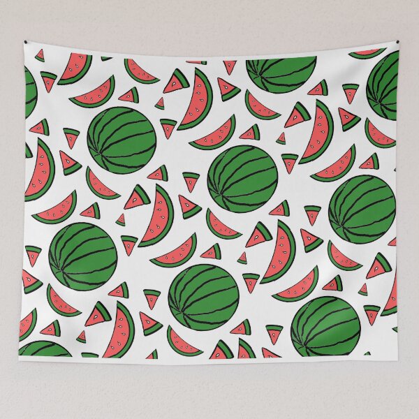 Item preview, Watermelons in slices and pieces pattern designed and sold by PixelMat.