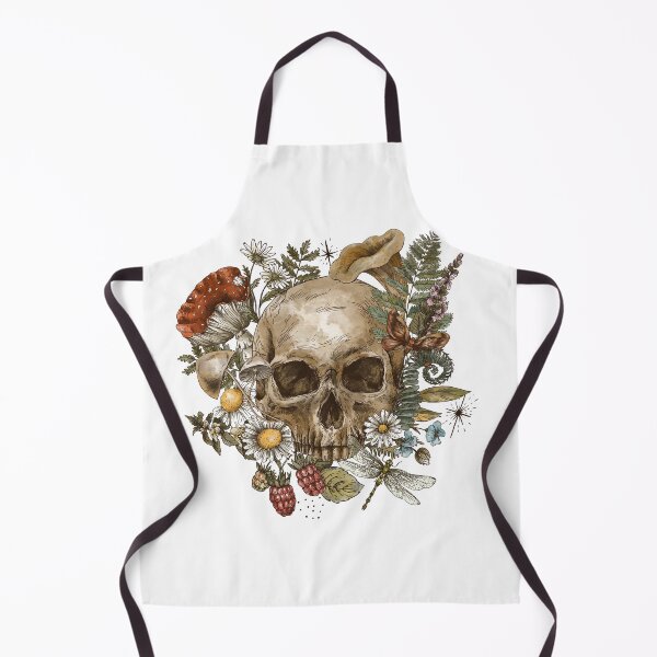 Item preview, Skull With A Flower Illustration designed and sold by LionessLove.