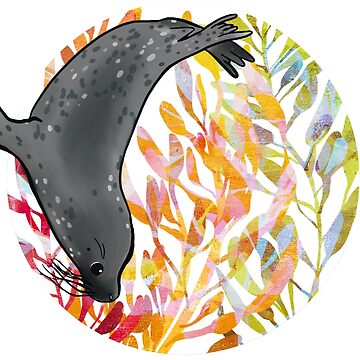 Artwork thumbnail, Selkie diving roundel by Spikeabell
