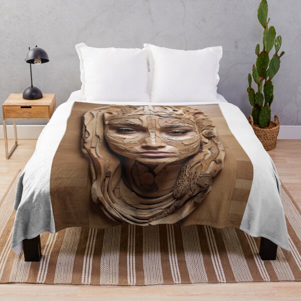 Item preview, A Wooden 3D Face designed and sold by PalettePetal.