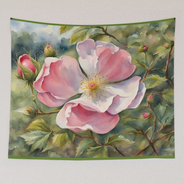 Item preview, Dog Rose (Rosa canina) - British Wildflowers designed and sold by Country-Artist.