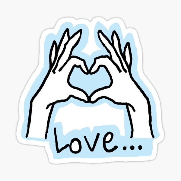 Sticker Coeur I Love You - Magic Stickers