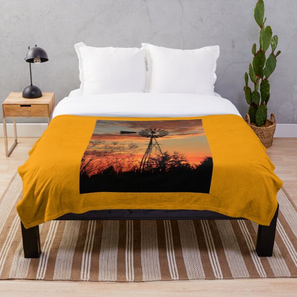 Artikelvorschau, Kansas Golden Windmill Sonnenuntergang entworfen und verkauft von ROBERTDBROZEK.