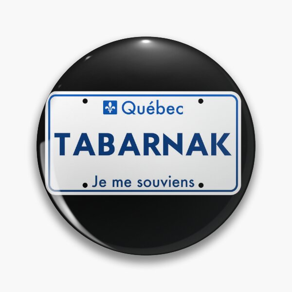 Item preview, Quebec Vulgar License Plate  designed and sold by Ashley Gagnon.
