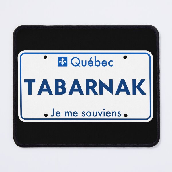 Item preview, Quebec Vulgar License Plate designed and sold by Ashley Gagnon.