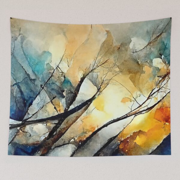 Item preview, Wineth - Abstract Winter Landscape (11/16) designed and sold by sabantha.