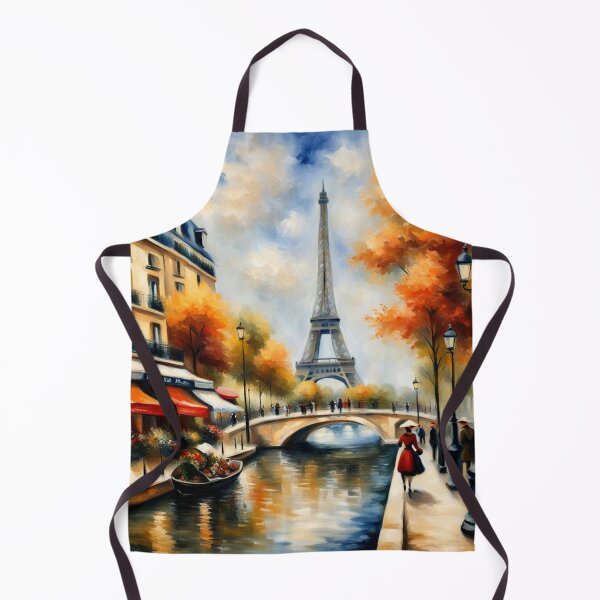 Item preview, Paris River Seine and Eiffel Tower painting designed and sold by JackFreestone.