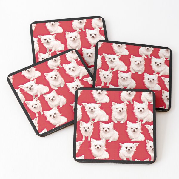 Item preview, Dog Pattern White Chihuahuas - Dog Pattern Dog Lovers designed and sold by WallGemsArt.