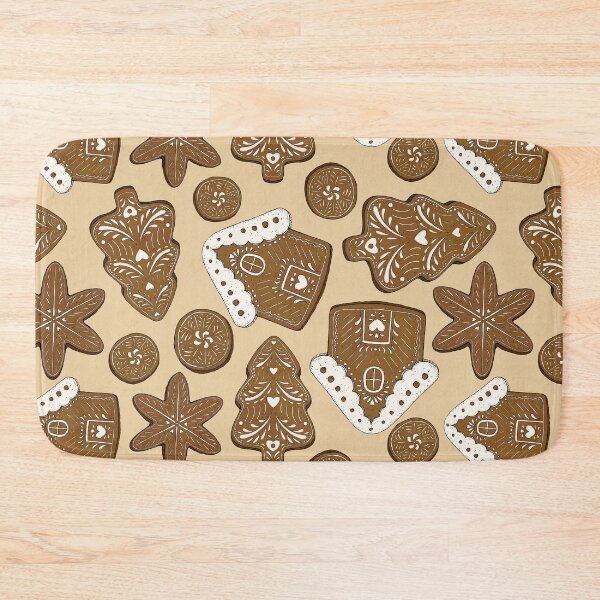 Item preview, Gingerbread Cookies: Christmas Baking - Brown Pattern designed and sold by rnmarts.