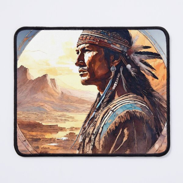 Item preview, Winnetou, Indians, landscape, sunrise designed and sold by theherbst131313.