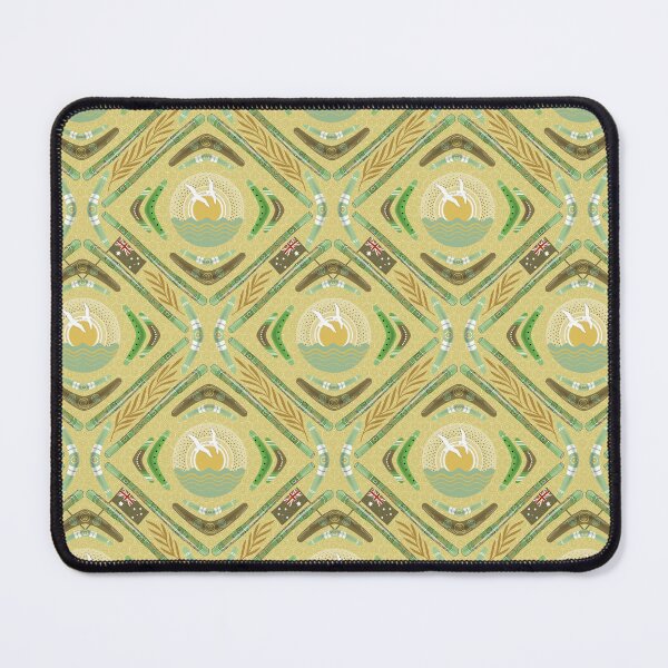 Item preview, Australia Day-Green-and-gold1 [with flags] designed and sold by Carina Parry Studios.