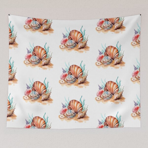 Item preview, Radiant Seashell Reflections designed and sold by mushizaman.
