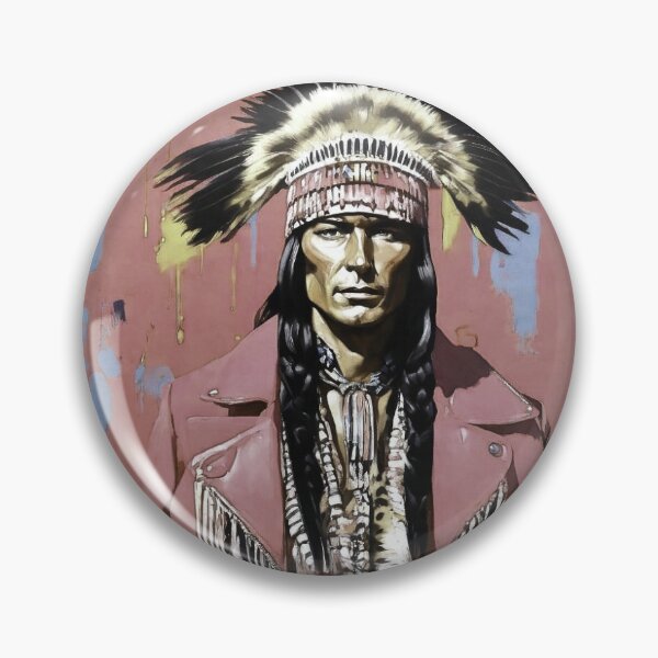 Item preview, Winnetou, Indians, graffiti, colorful, color designed and sold by theherbst131313.
