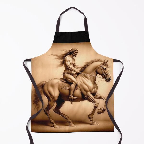 Item preview, A Barbarian Riding A Horse designed and sold by LanaGustavsson.