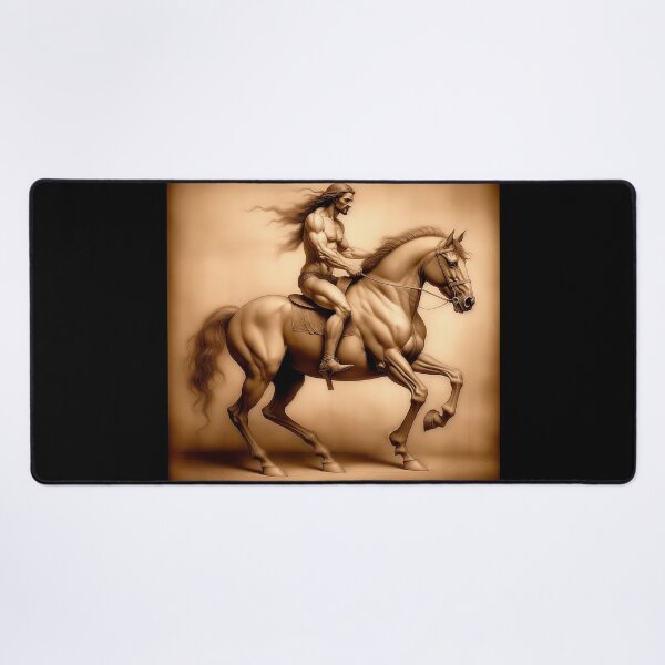 Item preview, A Barbarian Riding A Horse designed and sold by LanaGustavsson.