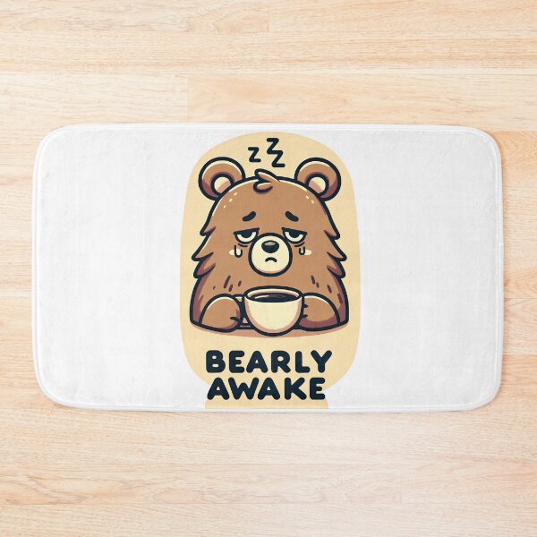 Item preview, Bearly Awake – Coffee Time Bear designed and sold by YoBoiRedgie.