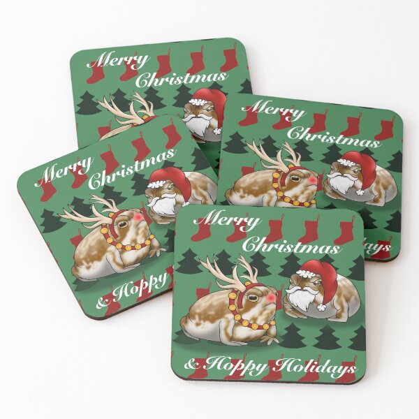 Item preview, Hoppy Holidays- Desert Rain Frogs designed and sold by OneStopBeanShop.