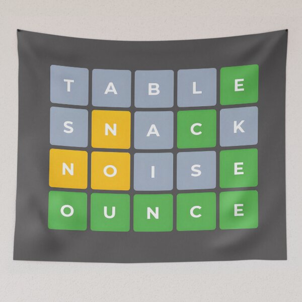 Item preview, Table Snake Noice Ounce Wordle Game  designed and sold by AbominationShop.