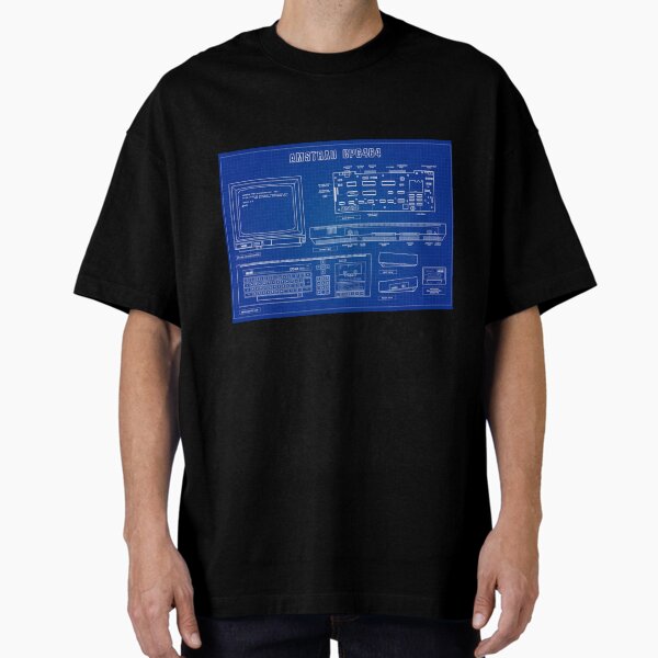 Vista previa del artículo con la obra «Amstrad CPC 464 (Blueprint)», diseñado y vendido por BGALAXY.