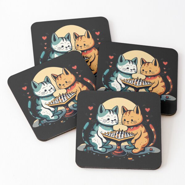 Item preview, Chess Loving Cats designed and sold by MillenniumDrip.