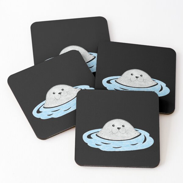Item preview, Happy Little Seal Saying Hello designed and sold by raedoes.