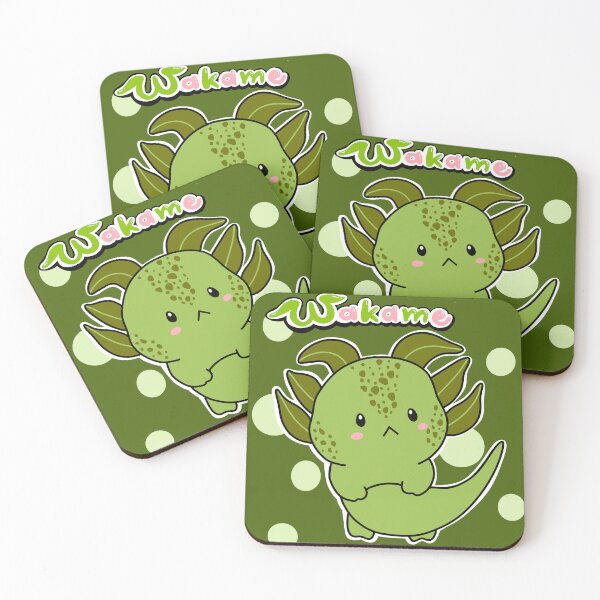 Item preview, Haato The Gang of Salamande: WAKAME-  Adorable green Axolotl designed and sold by lazycat14.