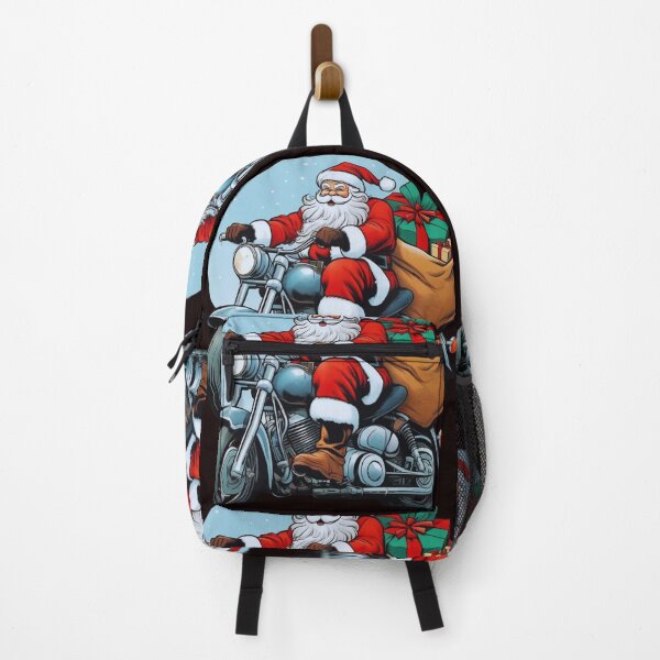 Item preview, Santa Claus riding on a motorcycle designed and sold by Cars-Audio-Fans.
