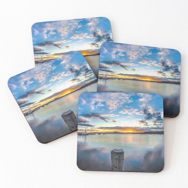 Item preview, Eden, NSW. Wharf at Sunset designed and sold by rezenable.
