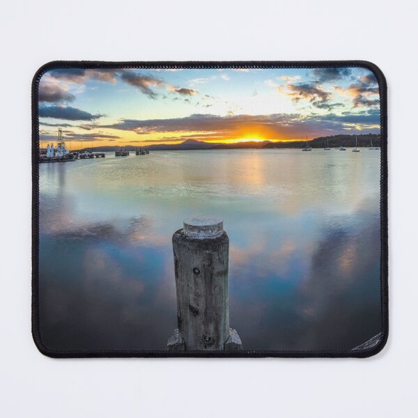 Item preview, Eden, NSW. Wharf at Sunset designed and sold by rezenable.