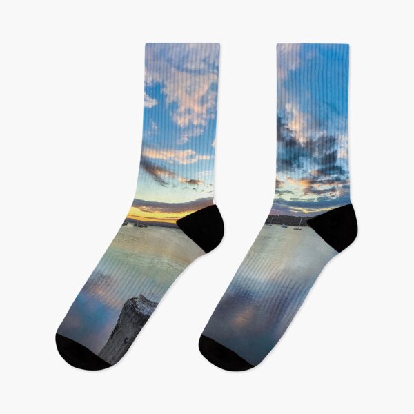 Item preview, Eden, NSW. Wharf at Sunset designed and sold by rezenable.