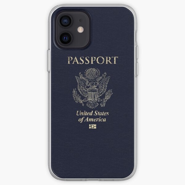 USA Vintage Passport iPhone Soft Case