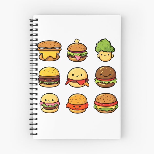 Item preview, Cute kawaii hamburger cartoon designed and sold by New-School-Wave.