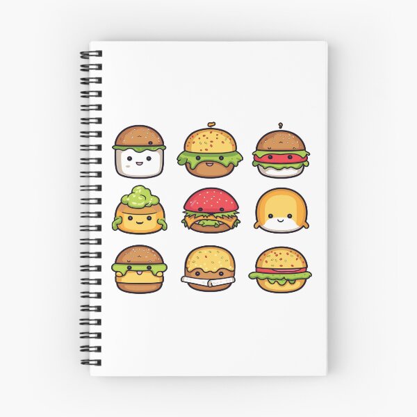 Item preview, Cute kawaii hamburger cartoon designed and sold by New-School-Wave.
