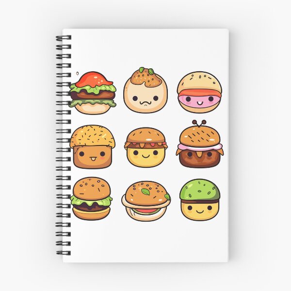 Item preview, Cute kawaii hamburger cartoon designed and sold by New-School-Wave.