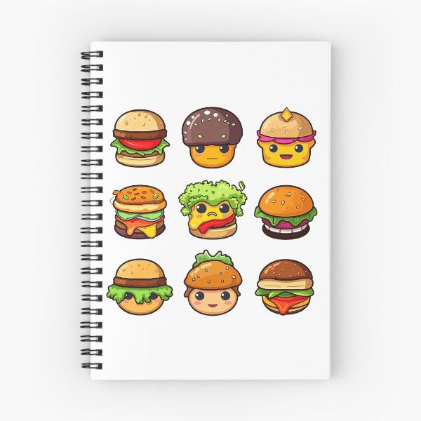 Item preview, Cute kawaii hamburger cartoon designed and sold by New-School-Wave.