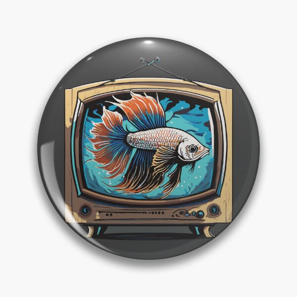 Artikelvorschau, Betta Fish im Fernsehen entworfen und verkauft von Corner-Distro.